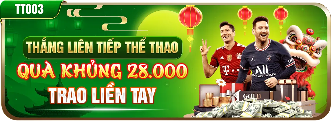 Banner khuyến mãi 10tr88 nhà cái